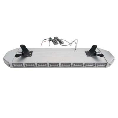 25 sequenze di lampeggiamento fuoco in alluminio a doppia fila multitensione automatico Barra luminosa stroboscopica a LED di avvertenza del carrello
