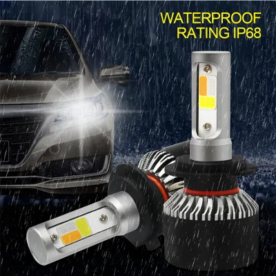 Car Tricolore 3 LED colore Fari H1 H4 H7 H11 HB3 HB4 72W 7200lm 3000K 6000K 8000K Faro a LED Tricolore