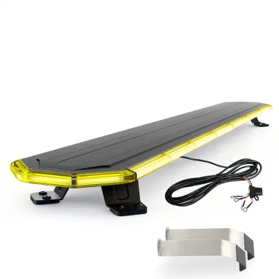 Barra luminosa di emergenza a LED ultrasottile 12-24V ECE SAE 48&quot; Luce lampeggiante ambra per il dispositivo di recupero della massa ingombrante del rimorchio
