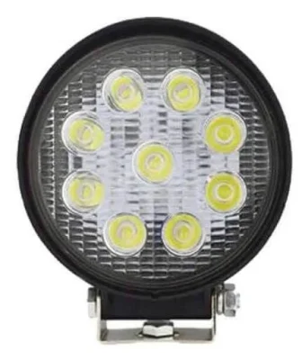  Potente lampada a frana rotonda o quadrata ad alte prestazioni di qualità LED sport fascio luminoso ATV 27W 9 per camion