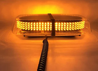  Illuminazione d&prime;emergenza lampeggiante all&prime;ingrosso 24 W LED ambra auto Luce stroboscopica girofaro a LED ricaricabile sul tetto del carrello elevatore a forche