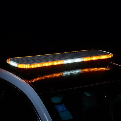 Barra luminosa Super sottile per veicoli di polizia rossa e blu