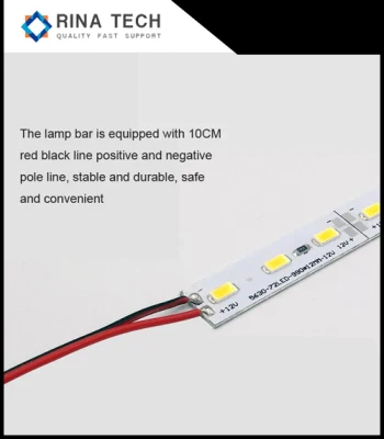 Barra luminosa sagomata lunga a LED con profilo estruso in alluminio