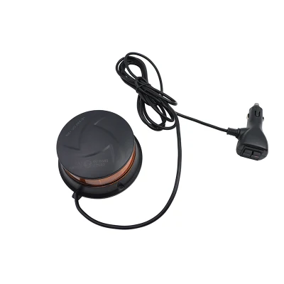 Luce rotante a LED e-MARK rotazione luci di emergenza ambra tetto traffico Indicazione lampeggio luce di emergenza spia di sicurezza con magnete