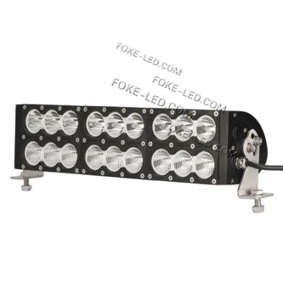 Fabbrica cinese nuovo tipo 60W 90W-300W a due file color ambra bianco Barra luminosa a LED fuoristrada