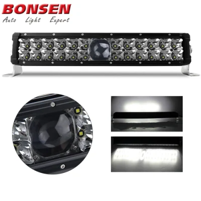 Luce di guida super luminosa LED da 8.5 pollici 9 pollici per lavori Luci di lavoro a LED a due file laser per veicoli 4X4 per la circolazione su strada Leggero