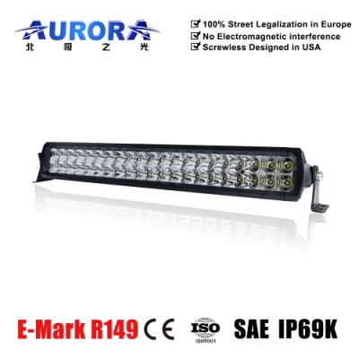  Barra luminosa a LED R149 senza viti a due file progettata da USA Aurora Senza vite