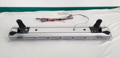 12-24V barra luci sottile per veicoli di emergenza barra luci di avvertimento di ambulanza barra luminosa