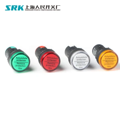 Ad22-22ds LED verde indicatori luminosi spia di segnalazione 220V 98 Indicatore LED ABS rosso verde giallo indicatore laser verde impermeabile