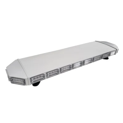 25 sequenze di lampeggiamento fuoco in alluminio a doppia fila multitensione automatico Barra luminosa stroboscopica a LED di avvertenza del carrello