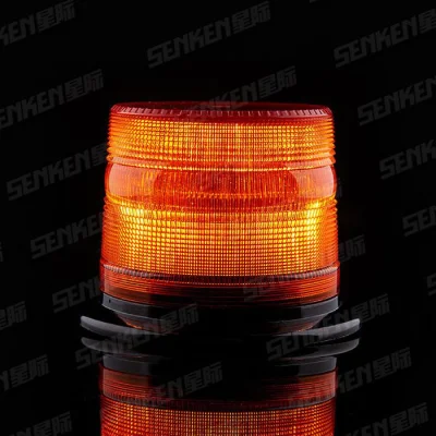 Luce stroboscopica a LED R65 con montaggio magnetico lampeggiante Faro rotante