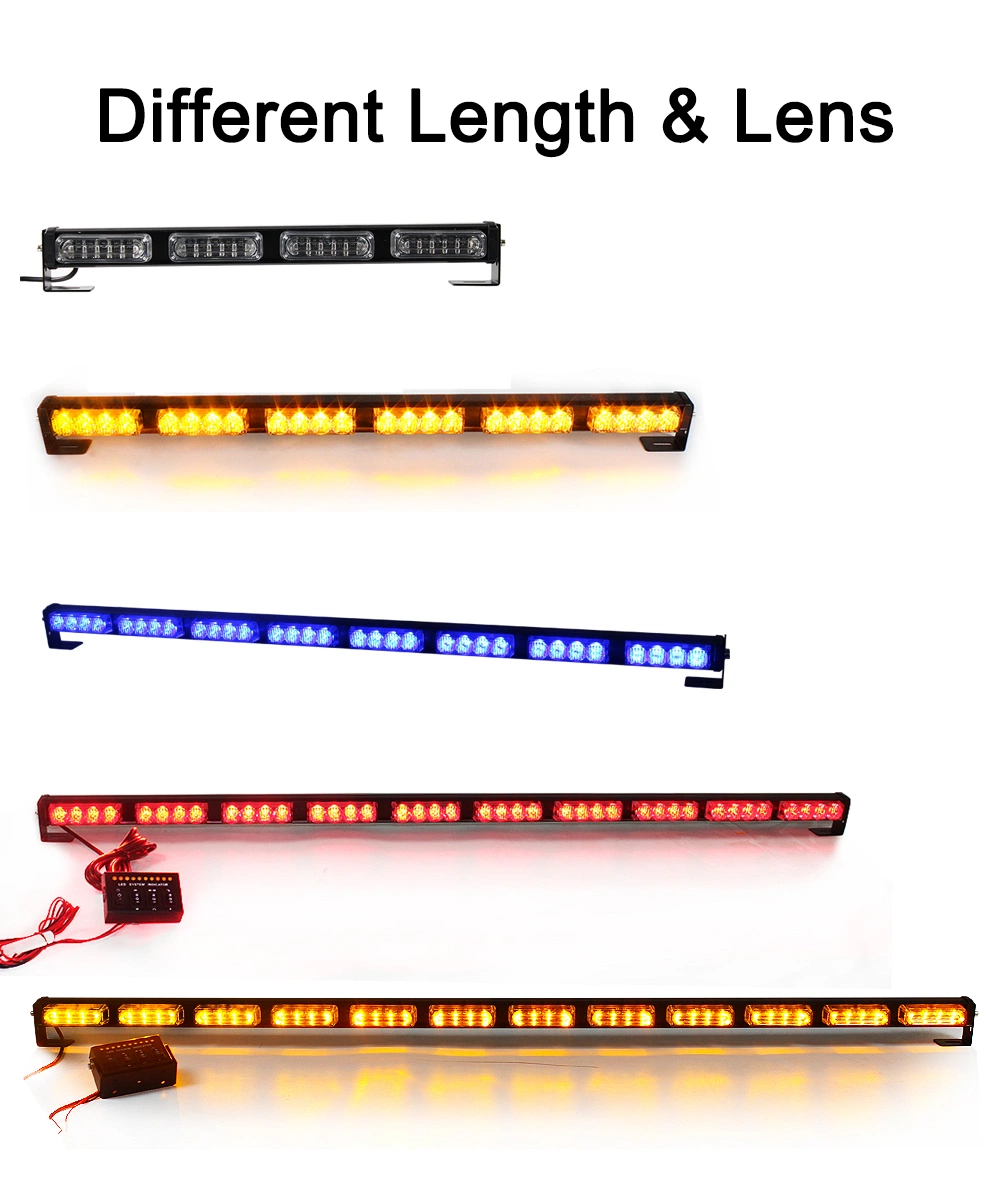 Haibang LED Emergency Warning Flash Strobe Grill Directional Light Bar