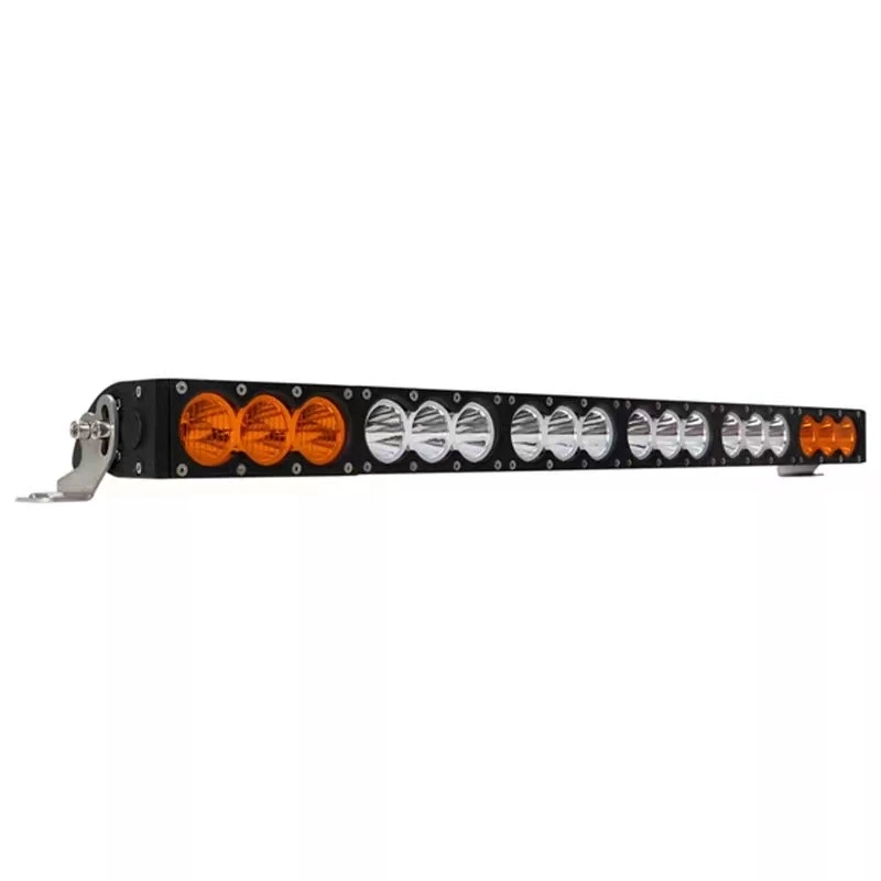 Strobe LED Light Bar Car Spot Flood Combo Dual Colour Truck Single Row LED Light Bar for off Road Accessories