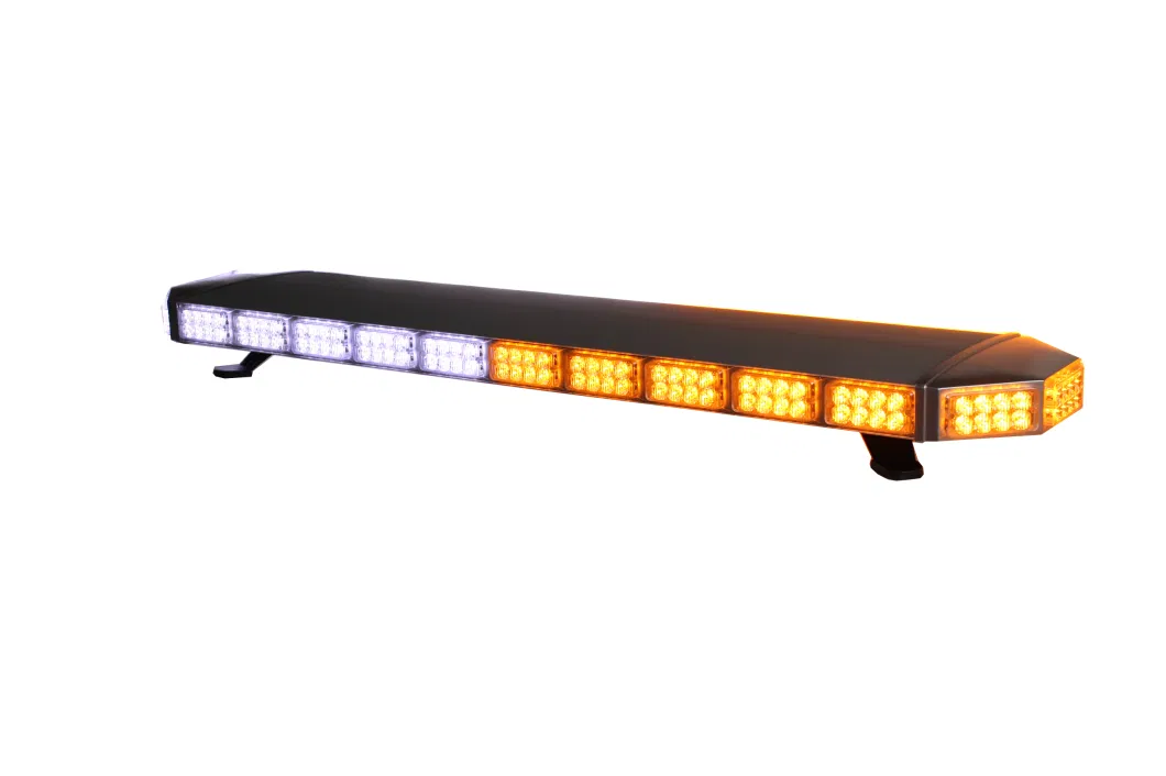 Double Row 3 Watt High Power Strobe LED Flashing Emergency Warning Light Bar