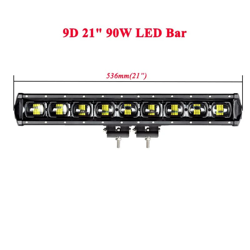 21inch 90W 9d Single Row LED Truck Light Bar
