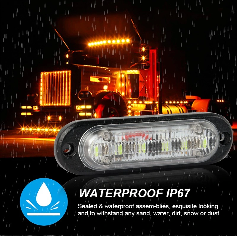 6W IP67 High Quality Waterproof Traffic or Warning Light Bar