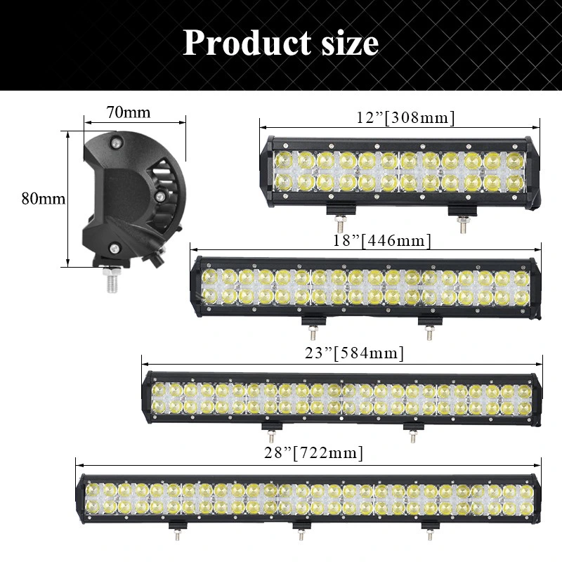 6 Inch 36W 7D Truck LED Light Bar for 4X4