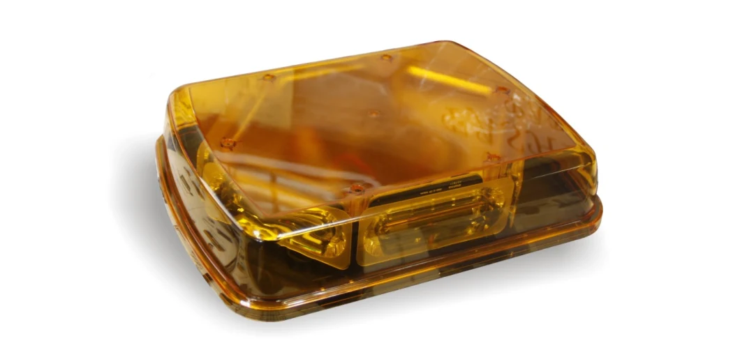 SAE LED Amber Mini Lightbar with Cigar Plug