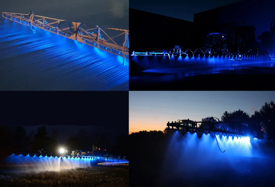 Far Distance CREE IP68 45W Round LED Blue Spot Headlight for Farm Agricultural Sprayer