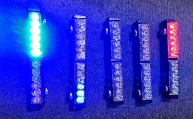 LED Emergency Traffic Signal Police Lights Rechargeable Portable Warning Light Bar