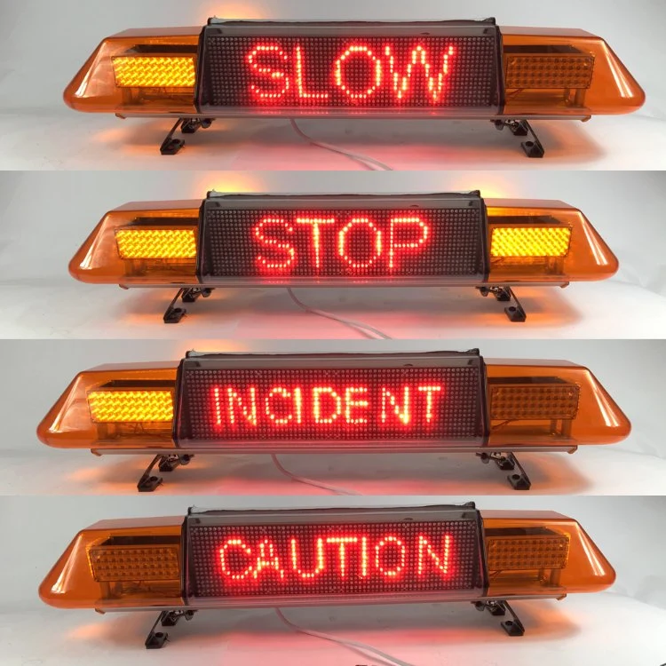 1200mm 48 Inch Accident Warning Lightbar with LED Display