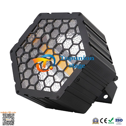 Hot Selling Large LED Hexagonal Retro Light Gold Explosion Colorful Stroboscopic Racing Light