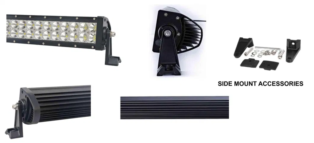 High Power 120W/180W/240W/300W White/Amber Blue Strobe Light Bar for off Road