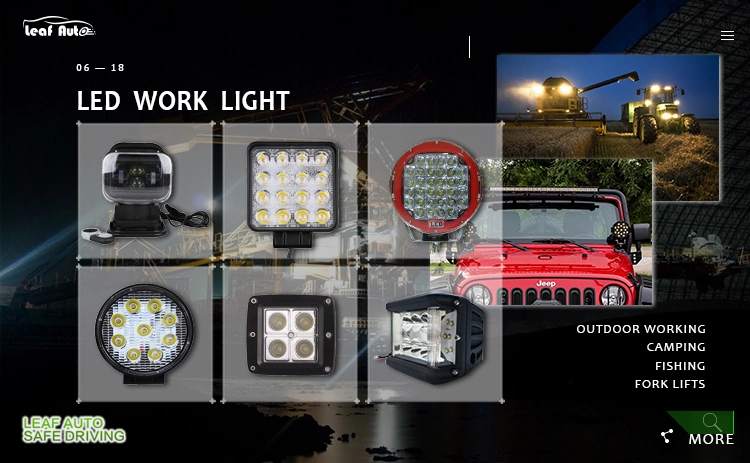 Faro LED 60W 7 Inch Round LED Headlight Amber Turn Signal Halo for Jeep Wrangler Jk Cj Tj Harley 7&quot; Headlamp