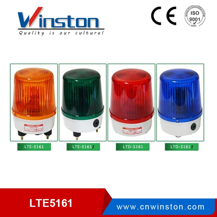 Lte-5106 LED Stroboscopic Warning Light DC12V 24V AC110V 220V