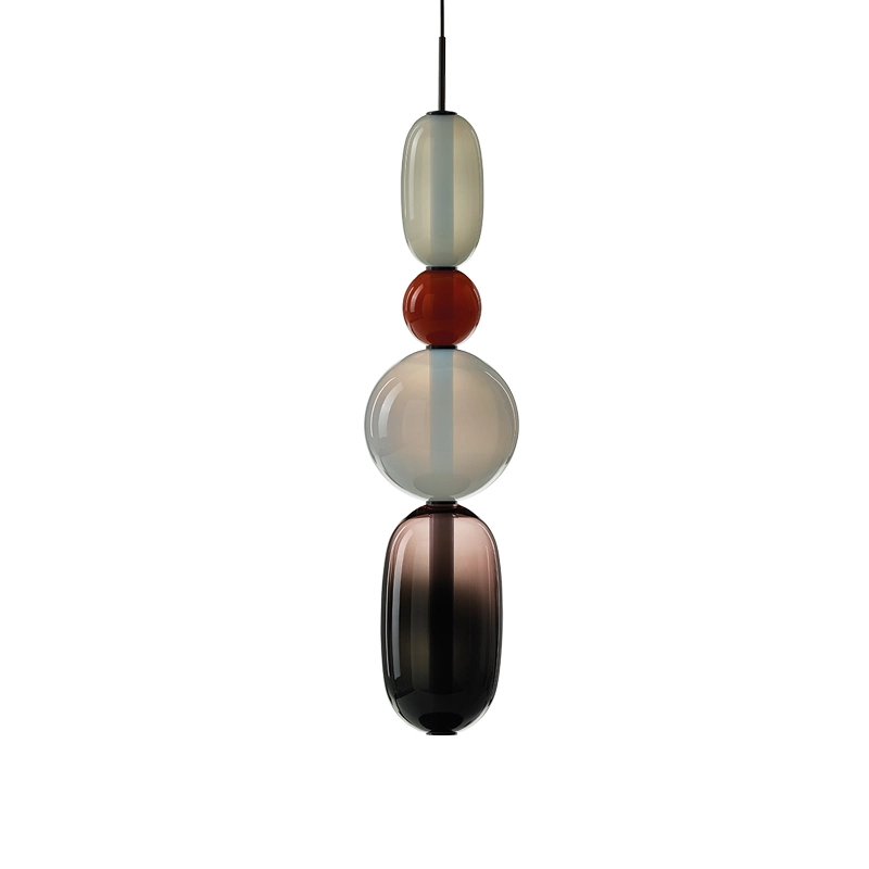 Nordic Multicolored Glass Pendant Lights Bar Cafe Lamps Hanging Candy Dining Room Home Decor Pendant Lamp (WH-AP-250)