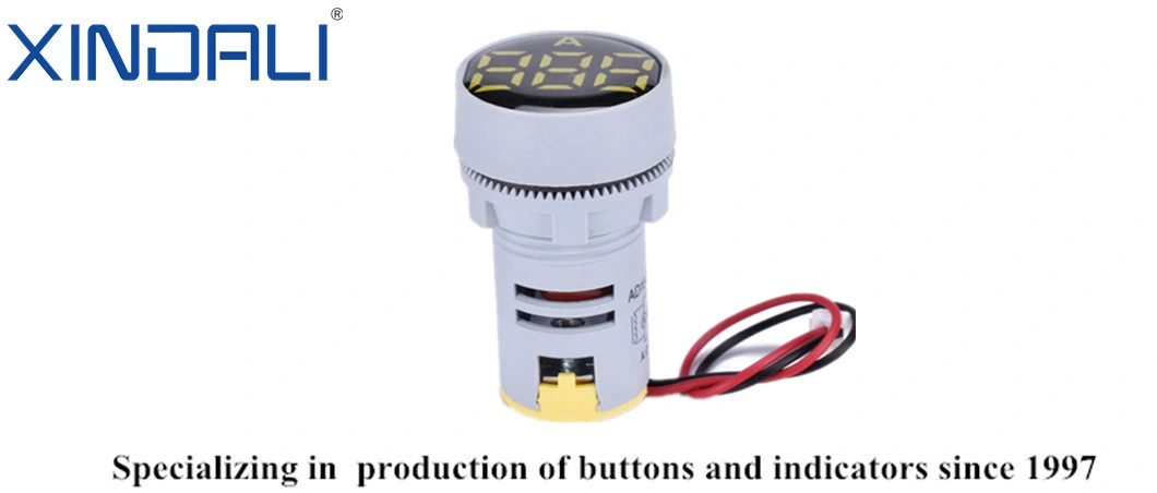 Ad22-22dsa 22mm Display LED Voltage LED Indicator Light with Voltage Meter