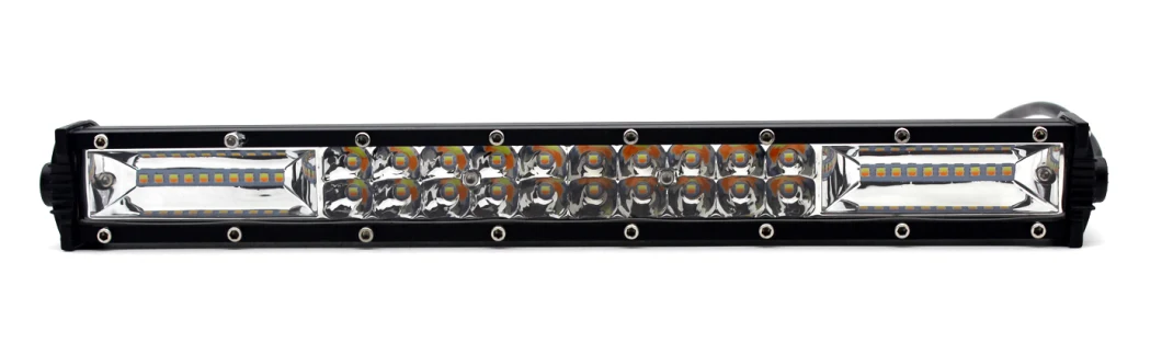 Mini Size L2s LED Light Bar 60W Combo Beam 10V-30V 2 Rows 3030 Chips Dual Color 6000K/3000K IP67 Waterproof Light Bar for SUV