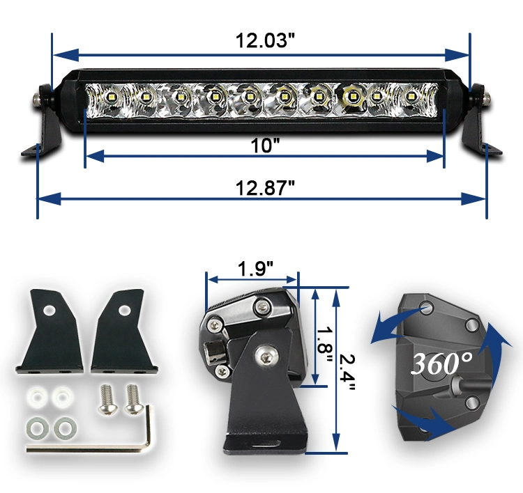 Auto Zone Orange Amber LED Light Bars