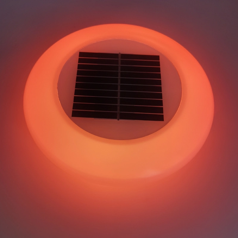 Solar Powered Floating LED Light with Multi-Color Flashing Lights