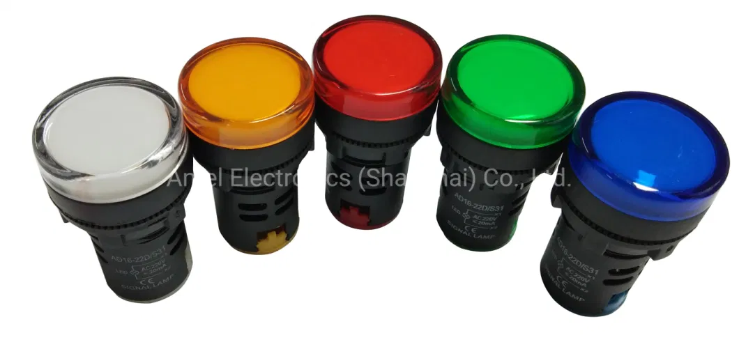 Ad22-16ds Mini LED Signal Light Red Lamp Indicator
