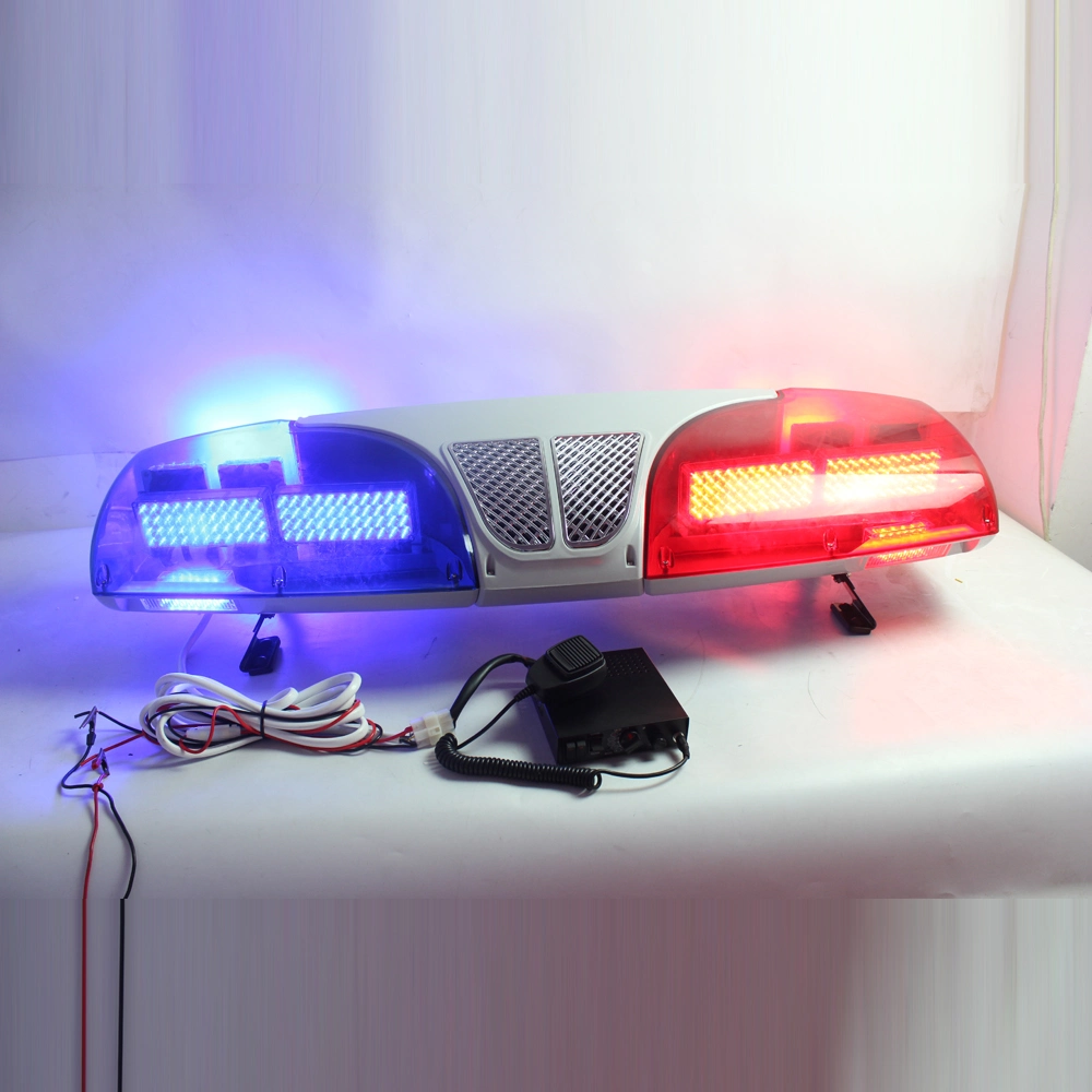 Full Blue LED Ambulance Emergency Lightbar with Sirena Speaker