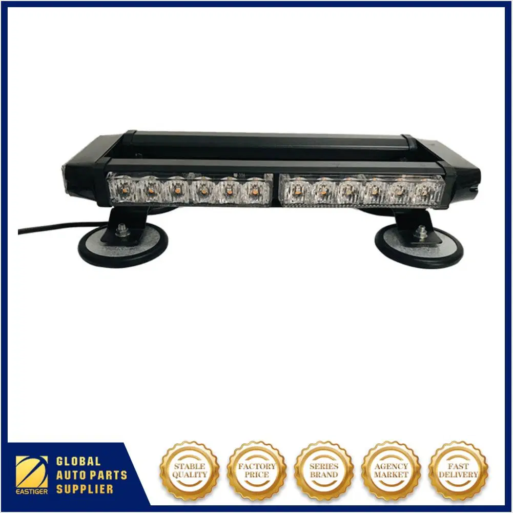 Yellow White 30 LED Strobe Light Bar Rooftop Double Side Emergency Warning