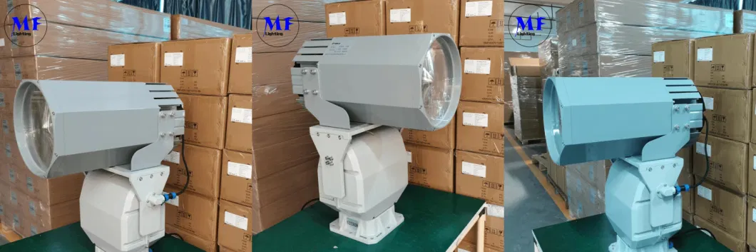 2.5&deg; 500W 3km LED Sea Tower Projector Search Rescue Searchlight IP66 Marine Boat Vessel Skybeam 300W 400W 500W 600W Projection Spot Search Light