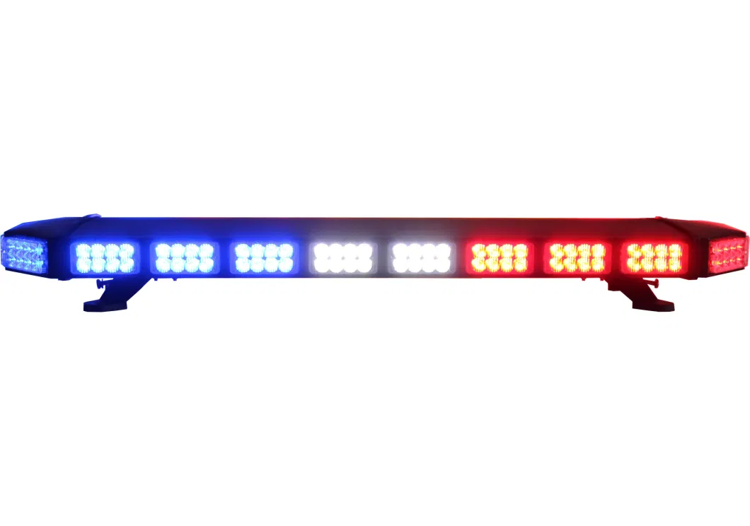 Double Row 3 Watt High Power Strobe LED Flashing Emergency Warning Light Bar