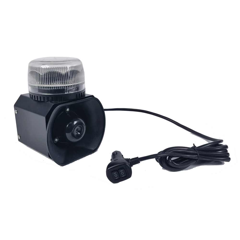 Haibang Amber Beacon Light with Speaker Integrated for Emergency Vehicle