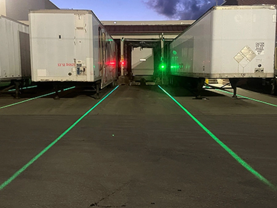 80V 230V Virtual Laser Warning Line Light for Warehouse Pedestrian Sidewalk