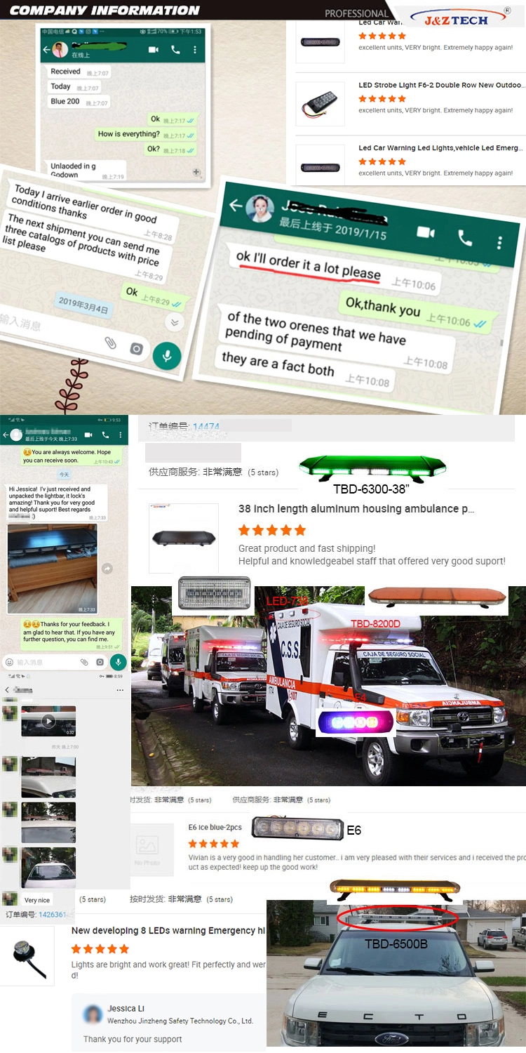 Factory Price Truck Ambulance LED Flashing Warning Light Bar