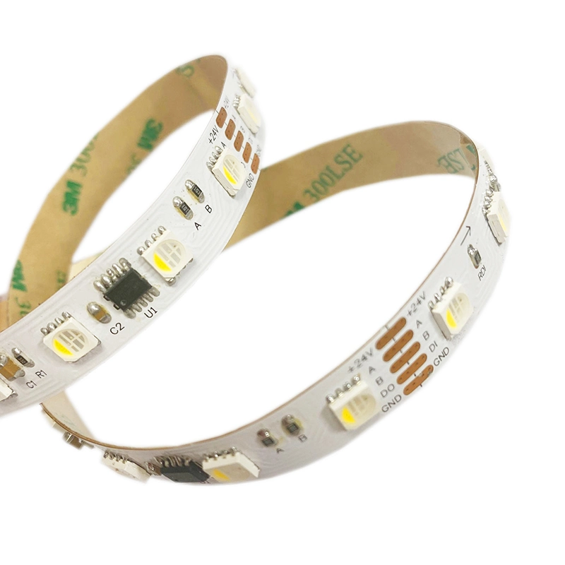 Colored Strip Lights Led Rgbw 5050 4In1 60Leds/M 512 24V 12Mm