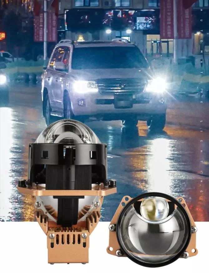 Hi &amp; Low Beam Laser Auto Bi Lens LED Projector Headlight