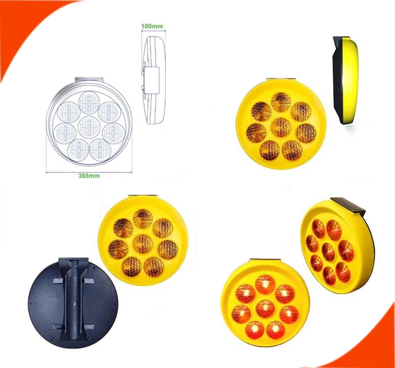 Round Highway Safety Warning Lamp Wireless Beacon