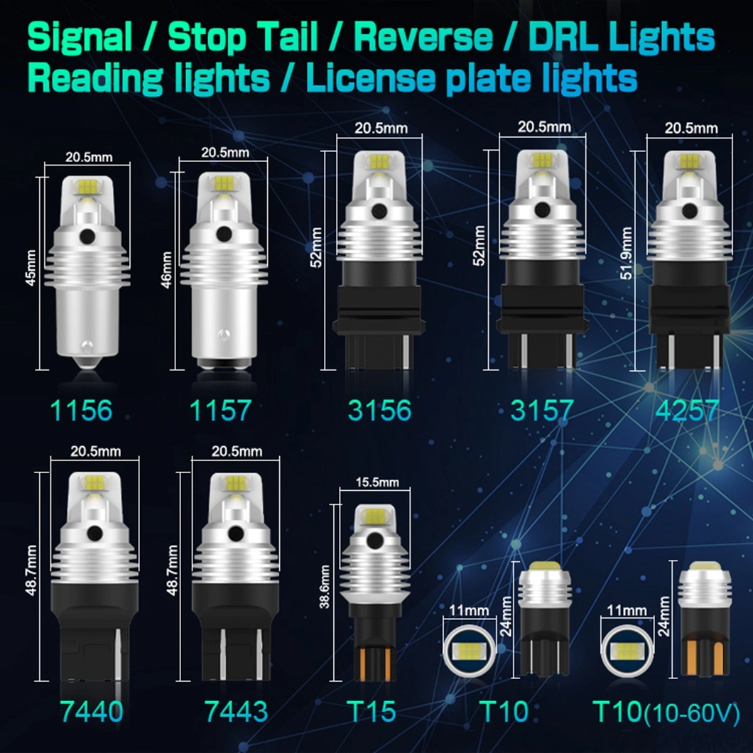 G-View GS 3200lm ODM OEM Package Box LED Lamp Car Blue Lights LED Headlight