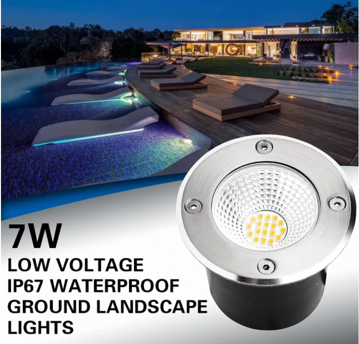 5W Underground Light Square Spotlight High and Low Voltage Project Spotlight