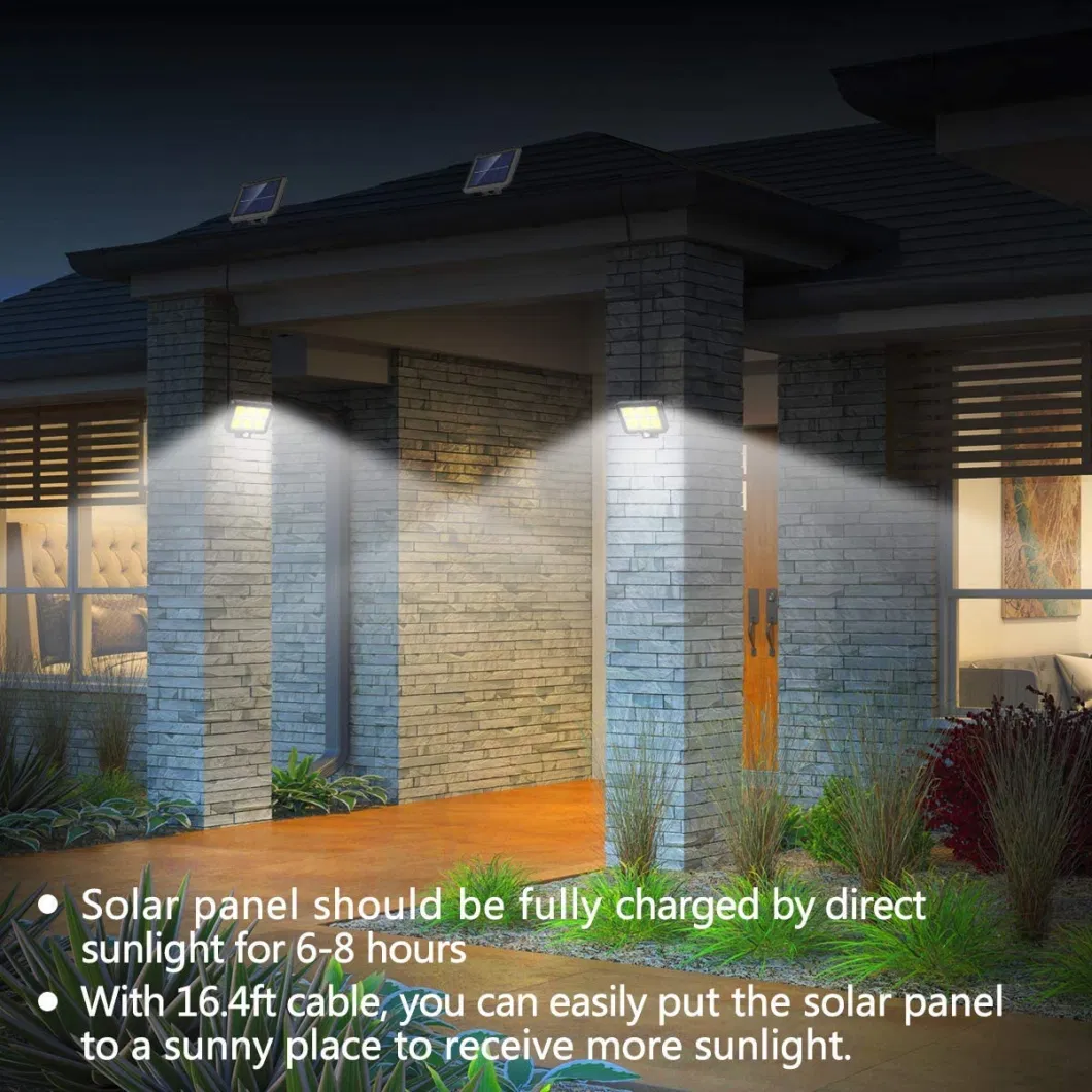 Wireless IP65 Waterproof Motion Sensor All in One Solar Spotlight