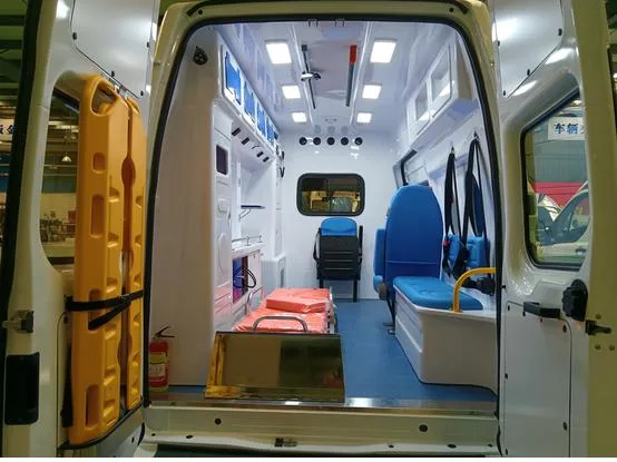 2023 Brand New Ambulance Vehicle Transit V348 PRO Monitoring ICU Emergency Ambulance