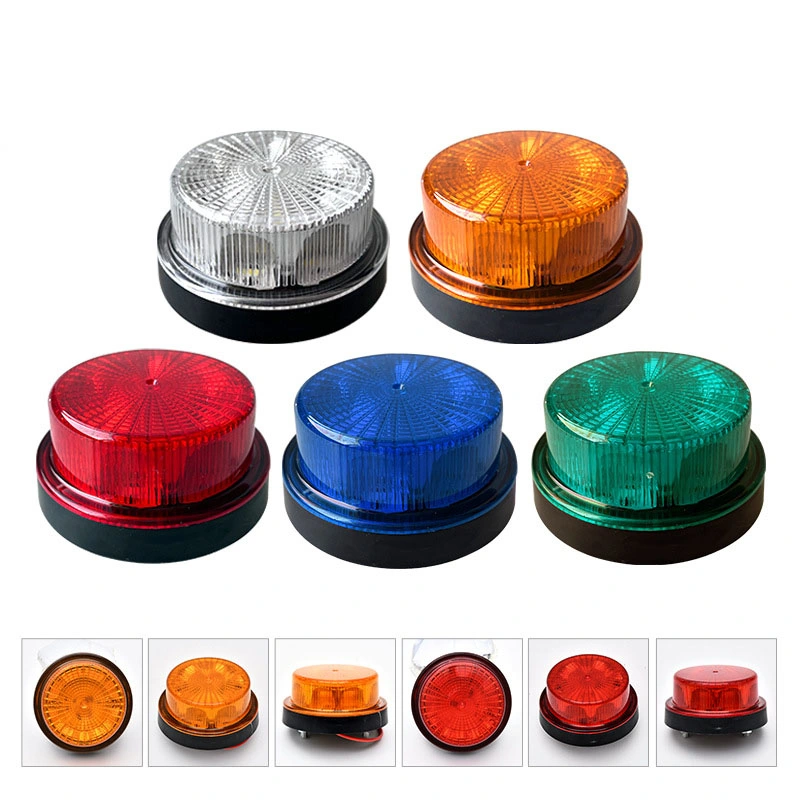 12V 24V Waterproof Warning Emergency Light Forklift Safety Amber Blue White LED Beacon Light